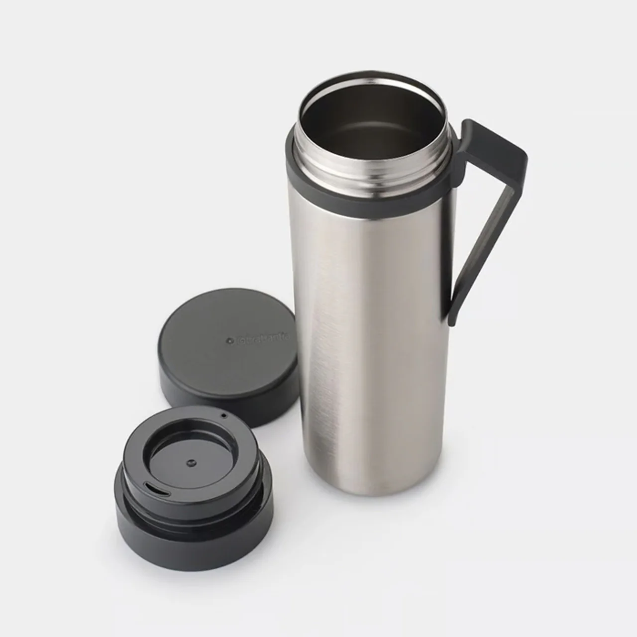 Brabantia Make & Take Insulated Flask 0.5L - Dark Grey - Image 2