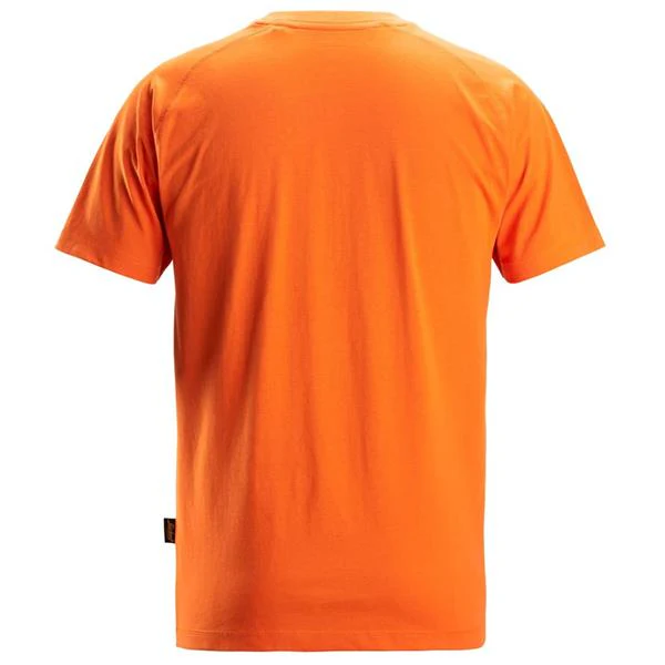 Snickers Logo T-shirt Warm Orange - Image 2