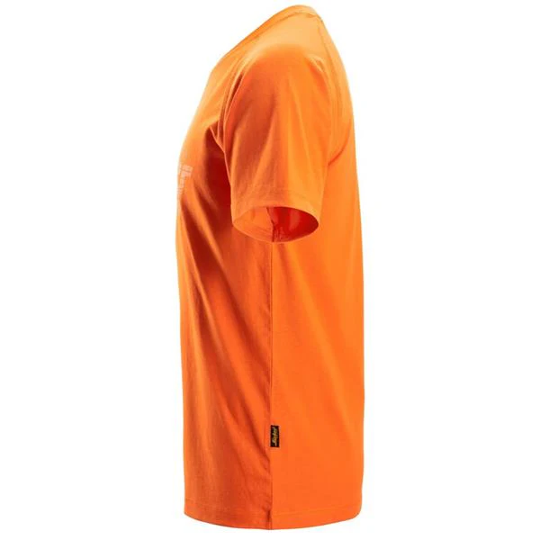 Snickers Logo T-shirt Warm Orange - Image 3