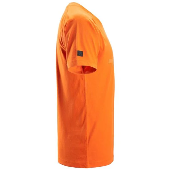 Snickers Logo T-shirt Warm Orange - Image 4