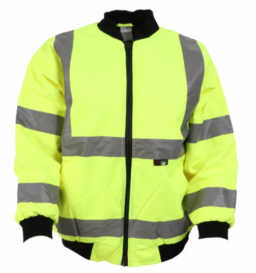 Hi Viz Kids Fluro Bomber Jacket - Image 2