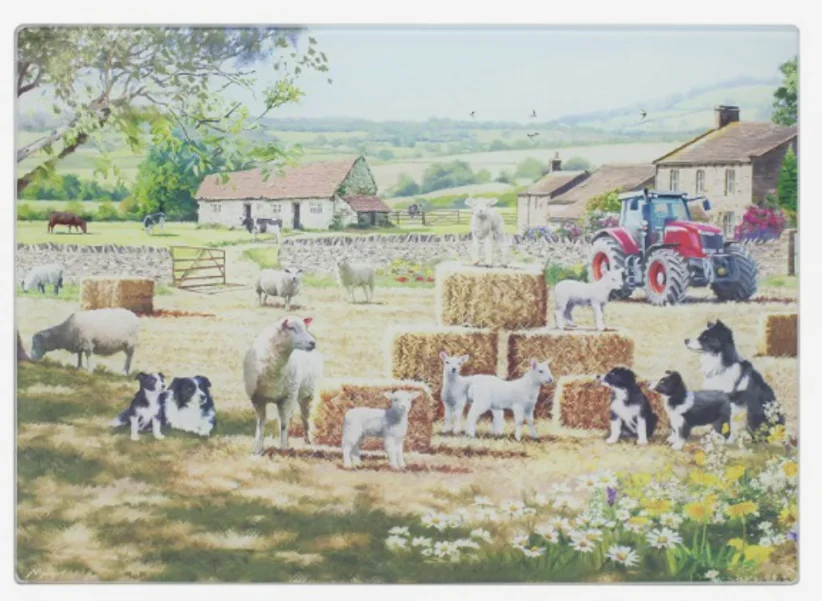Collie and Sheep Worktop Saver