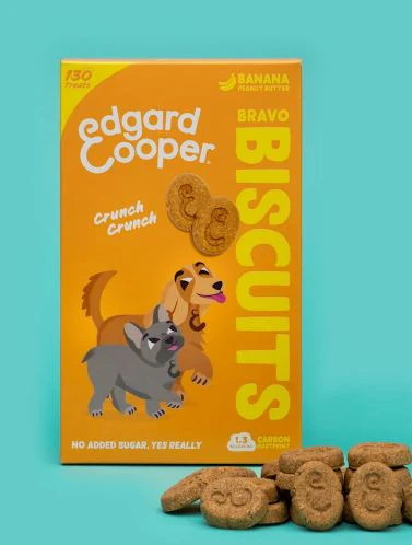 Edgard & Cooper Banan and Peanut Butter Biscuits 400g - Image 2