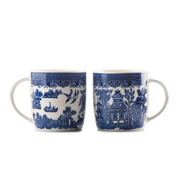 Dunlevy Blue Willow 12oz Barrell Mug - Image 3