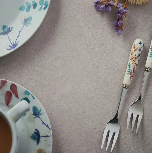 Price & Kensington Meadow Set Of 4 Cake Forks - Image 2