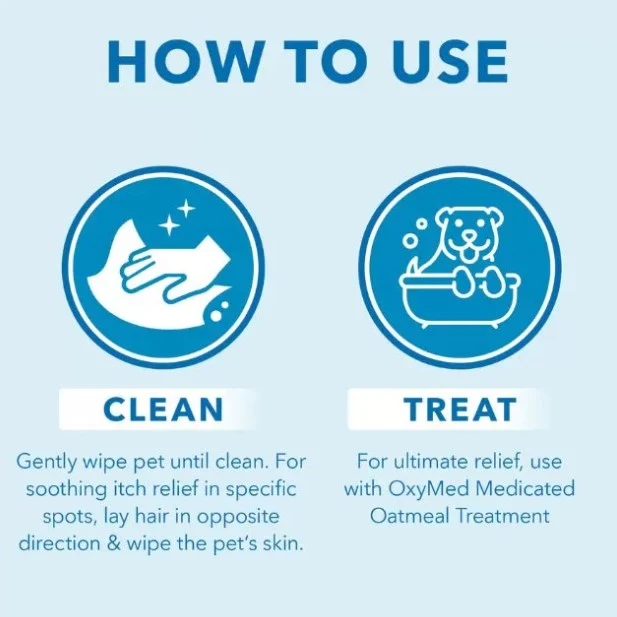 Tropiclean Oxy Med Soothing Alergy Relief Pet Wipes - 50pc - Image 2