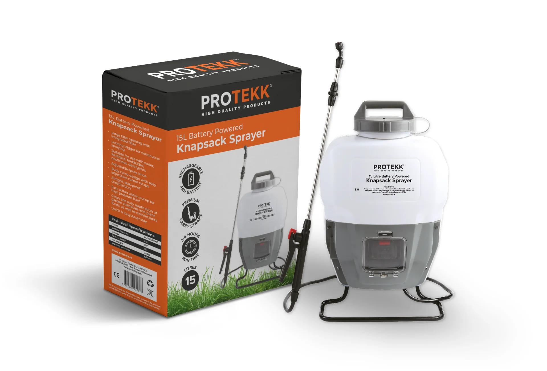 Protekk 15 Litre Battery Sprayer - Image 2